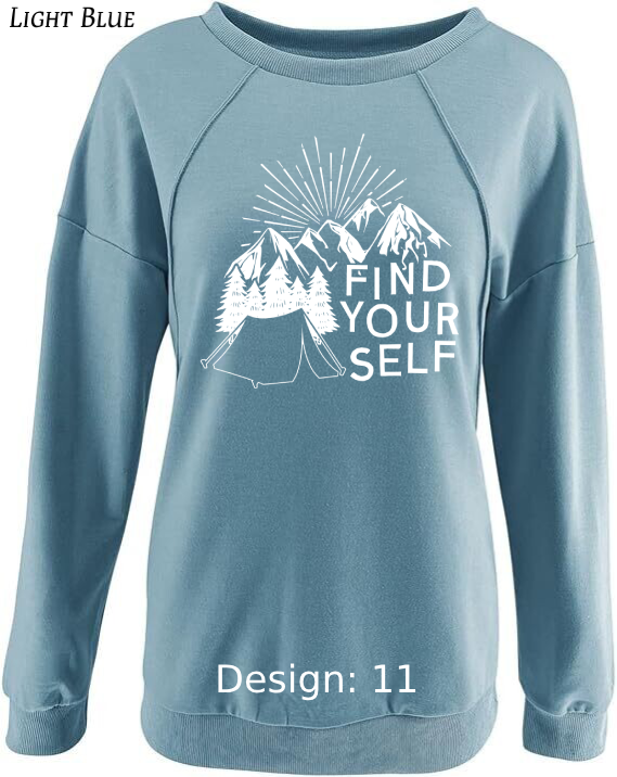 Sweatshirt Women's Camping Sweatshirt | Custom Sweatshirt