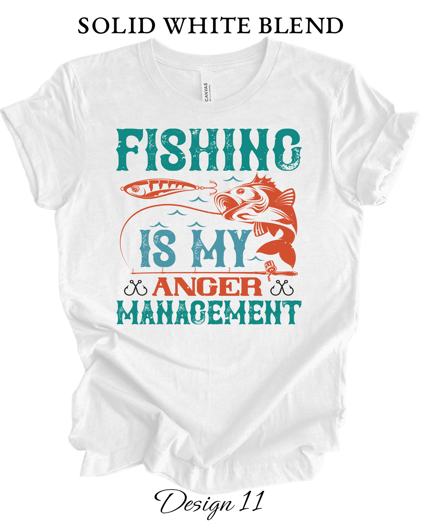 Custom Tee Unisex Crew Neck T-Shirts | Fishing Inspired Tees