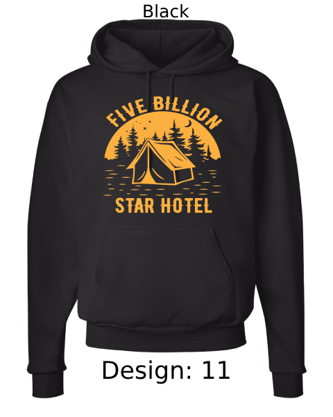 Unisex Camping Hoodie Sweatshirt | Custom Hoodie