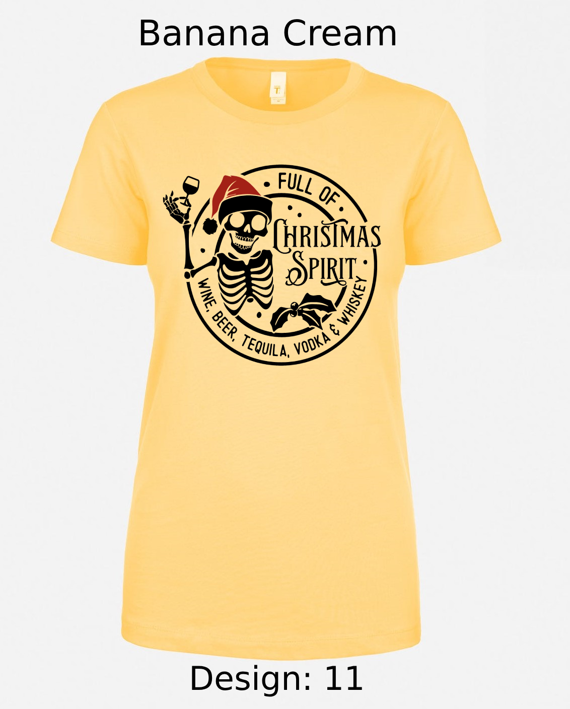 Shirts Women's Customized Tank Tops & Shirts | Christmas Funny Drinking Themed Tee