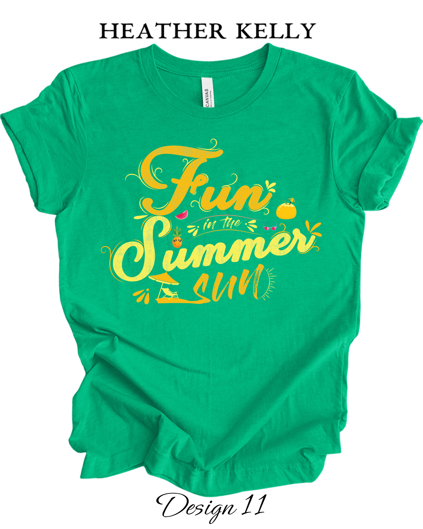 Custom Tee Unisex Crew Neck T-Shirts | Summer, Surfing, & Sunshine Inspired Tee