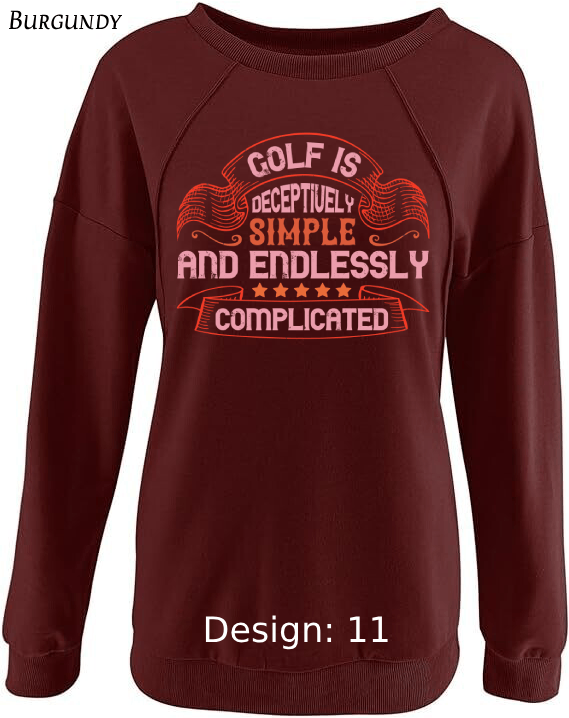 Sweatshirt Women's Golf Sweatshirt | Custom Sweatshirt