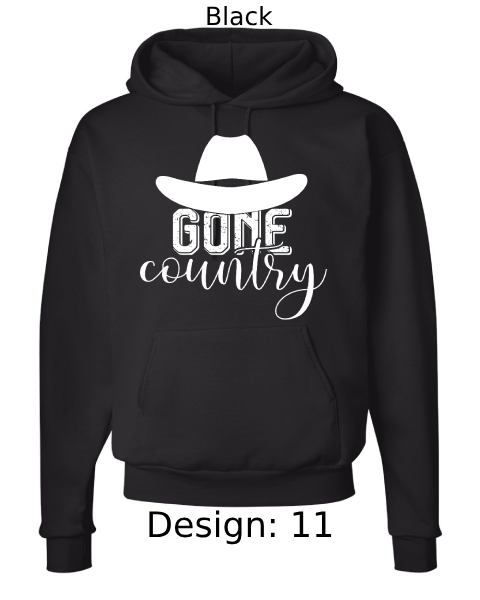 Unisex Country Cowboy Hoodie Sweatshirt | Custom Hoodie