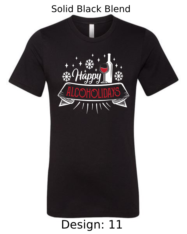 Shirts Men's Customized T-Shirts | Christmas Funny Drinking Themed Tee