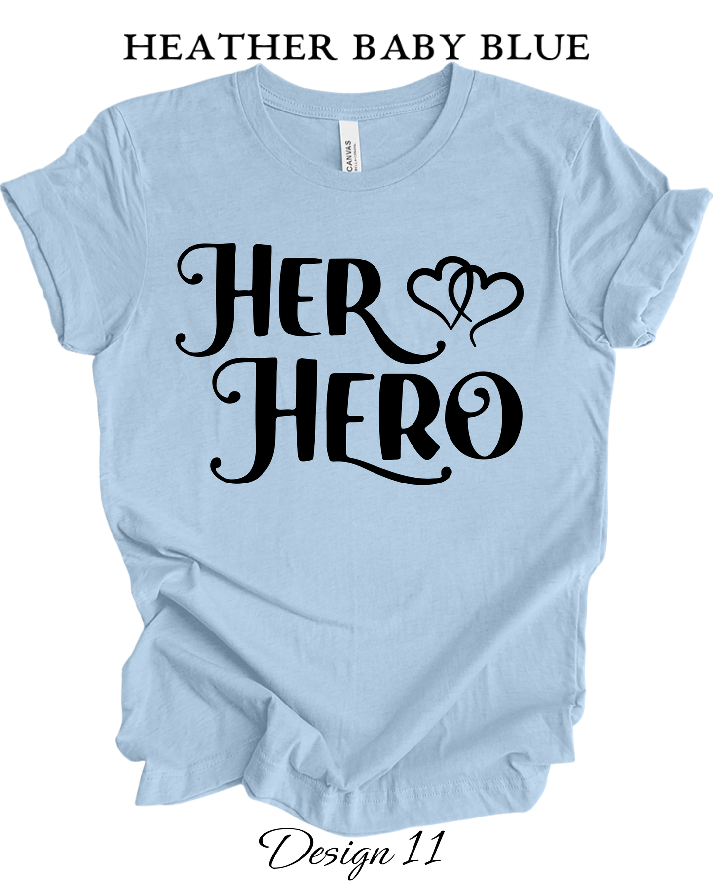 Custom Tee Unisex Crew Neck T-shirts | His & Hers Couples Matching Shirts