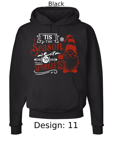 Unisex Christmas Funny Gnome Hoodie Sweatshirt | Custom Hoodie