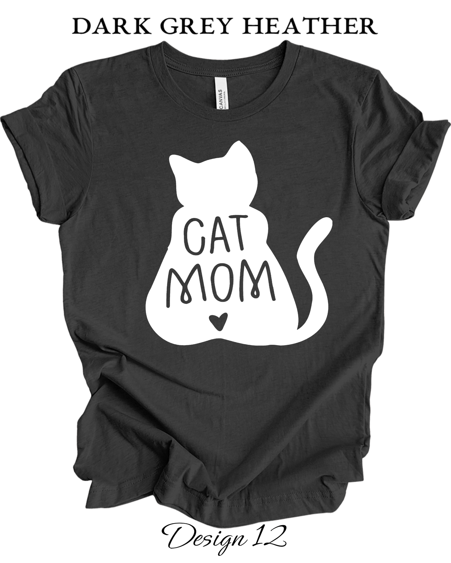 Custom Tee Unisex Crew Neck T-Shirts  | Cat Inspired Tee