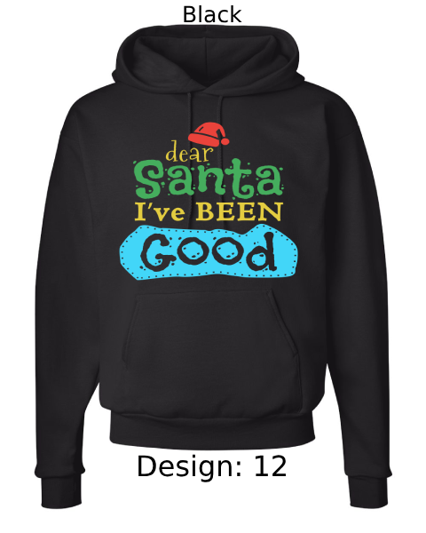 Unisex Christmas Funny Santa Hoodie Sweatshirt | Custom Hoodie
