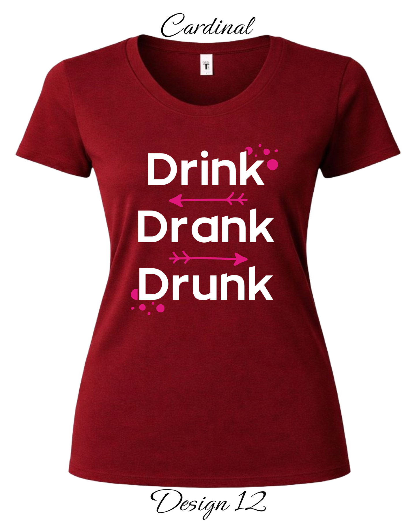 Custom Women's Tank Tops & Tees | Funny Alcohol Inspired Shirts
