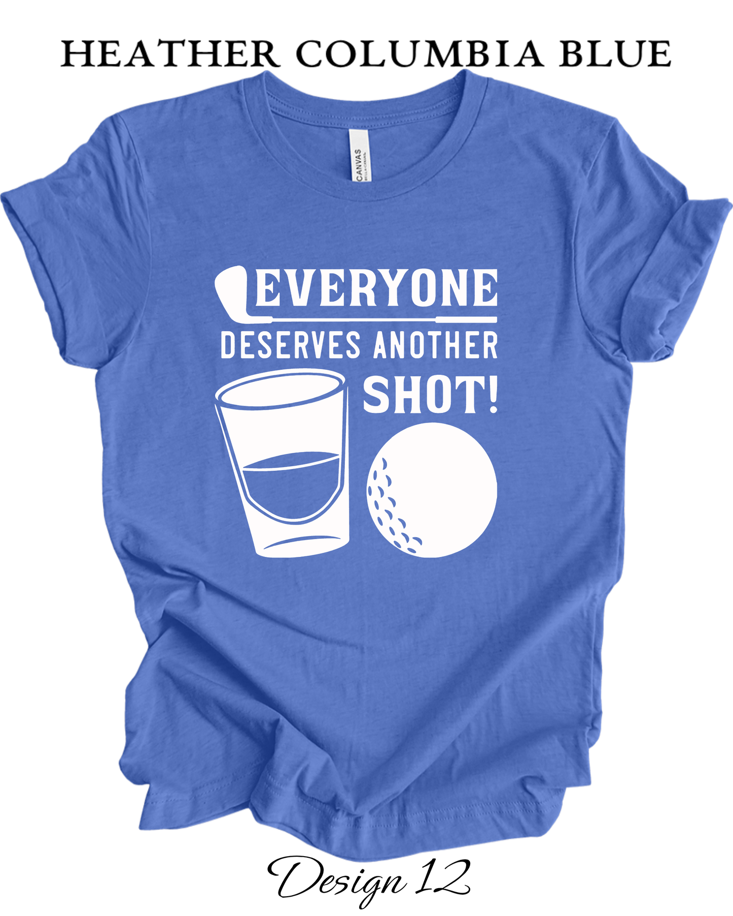 Custom Tee Unisex Crew Neck T-shirts | Golf Inspired Tees
