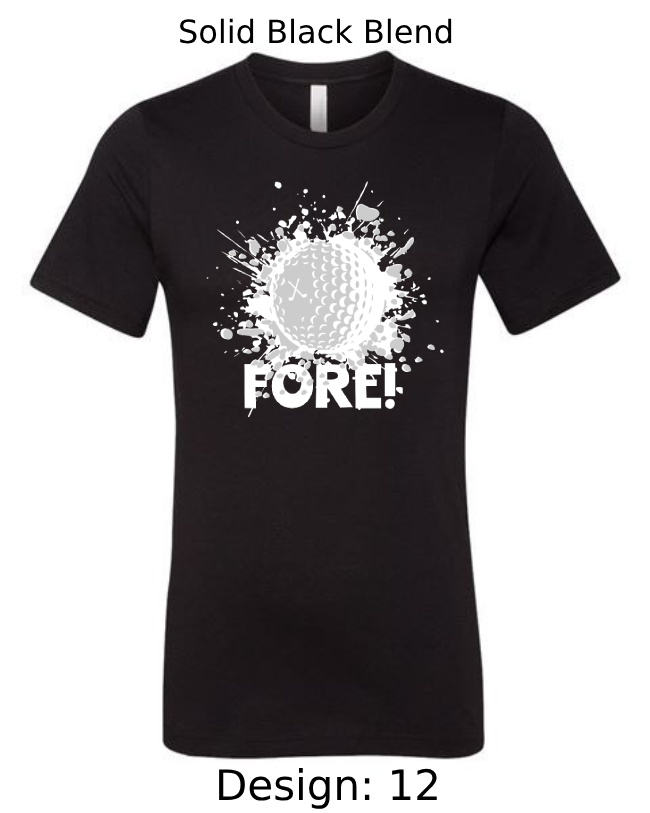 Shirts Men's Customized T-Shirts | Golf Themed Tee