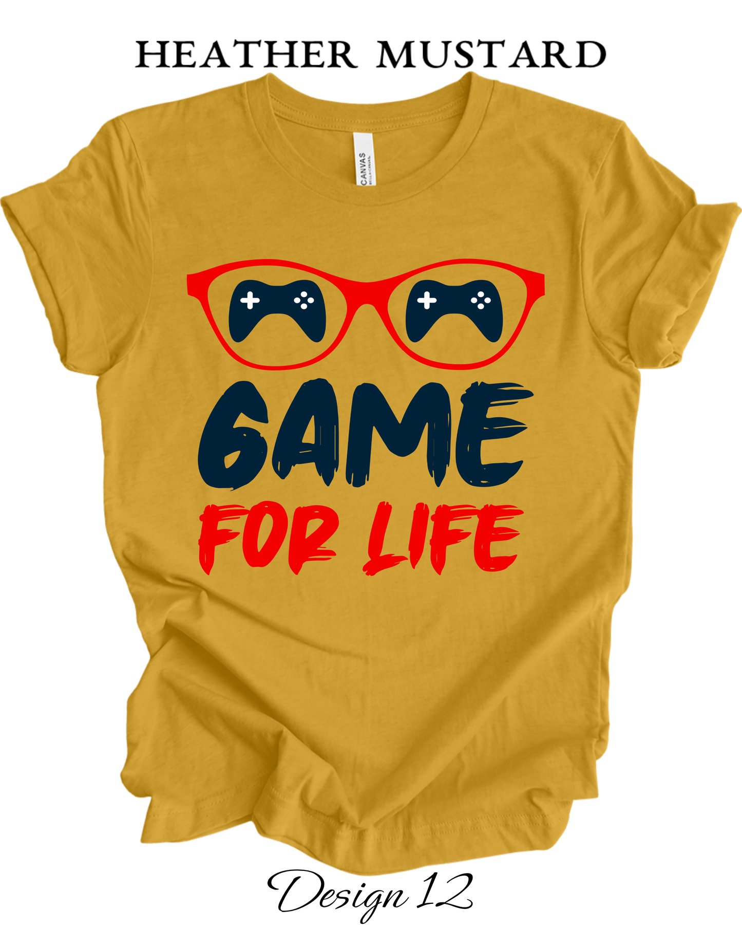 Custom Tee Unisex Crew Neck T-shirts | Video Gaming Inspired Tee