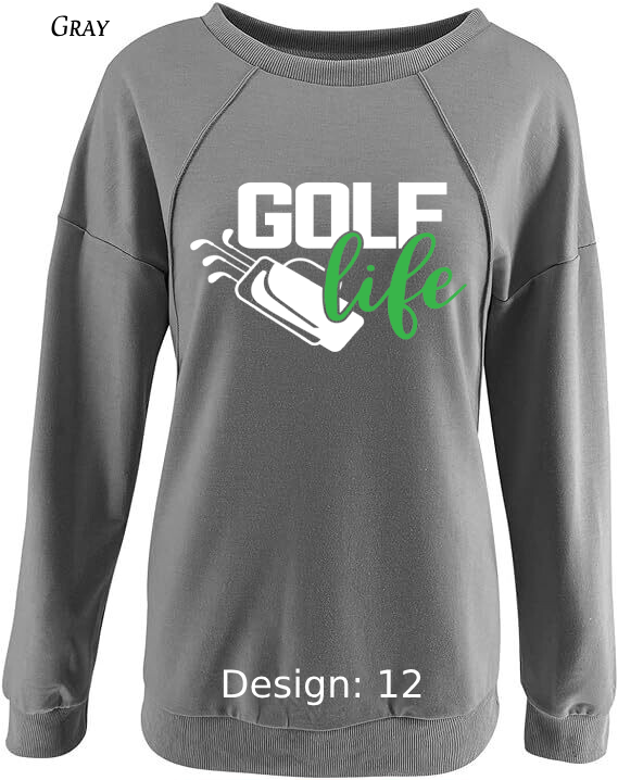Sweatshirt Women's Golf Sweatshirt | Custom Sweatshirt
