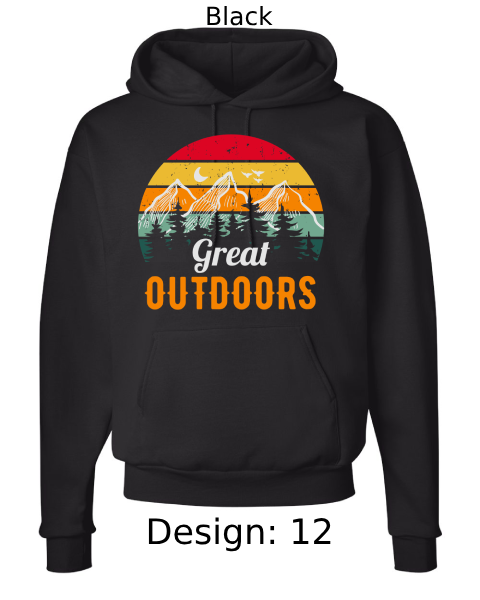 Unisex Camping Hoodie Sweatshirt | Custom Hoodie