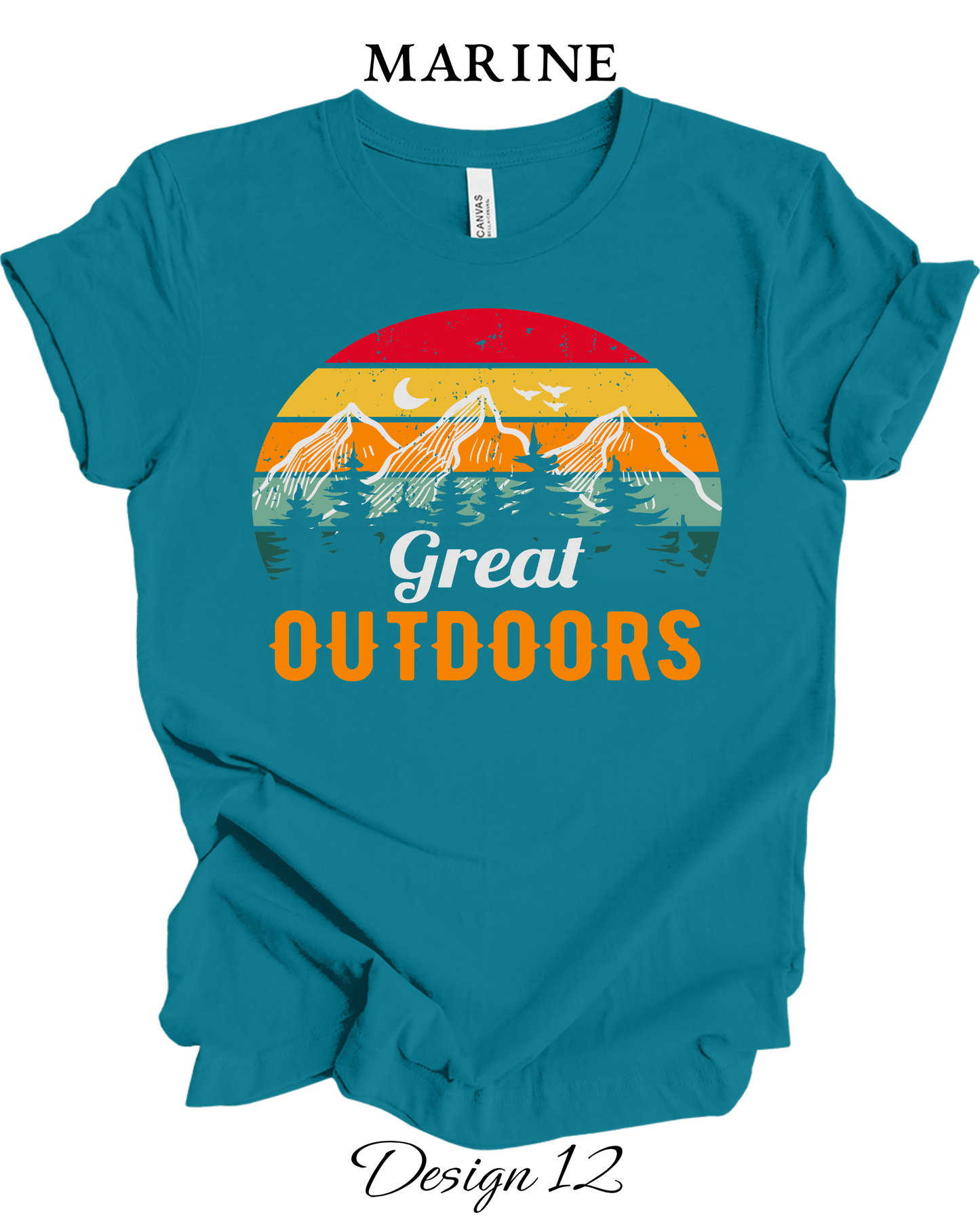 Custom Tee Unisex Crew Neck T-Shirts | Camping, Hiking, & Wilderness Inspired Tee