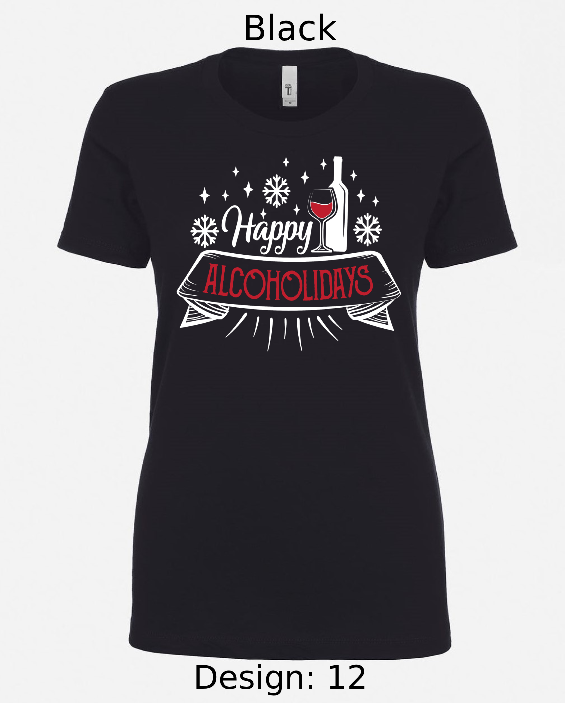 Shirts Women's Customized Tank Tops & Shirts | Christmas Funny Drinking Themed Tee