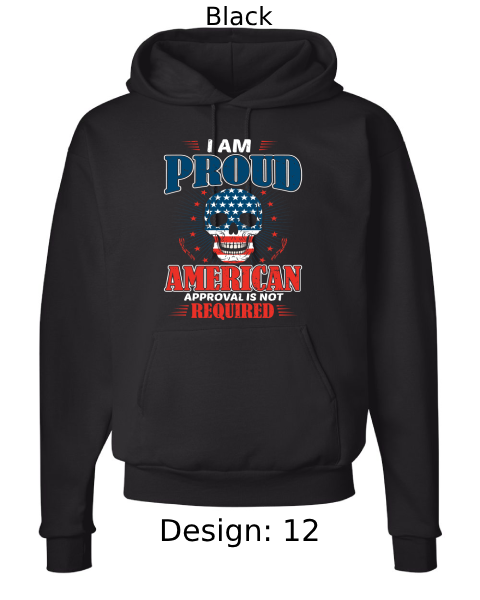 Unisex Patriotic Hoodie Sweatshirt | Custom Hoodie