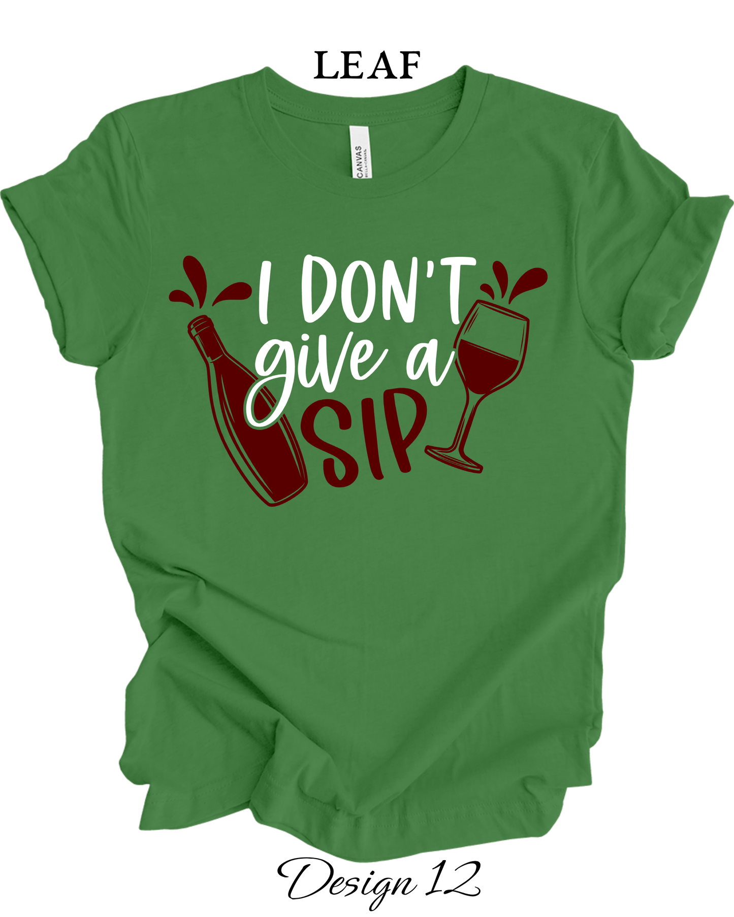 Custom Tee Unisex Crew Neck T-Shirts | Funny Wine Inspired Tee