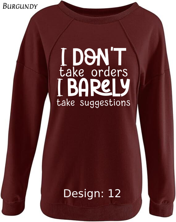 Sweatshirt Women's Funny & Sarcastic Sweatshirt | Custom Sweatshirt