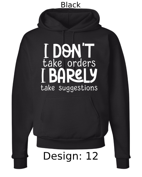 Unisex Funny & Sarcastic Hoodie Sweatshirt | Custom Hoodie