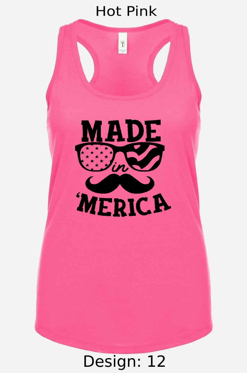Shirts Women's Customized Tank Tops & Shirts | 4th of July Themed Tee