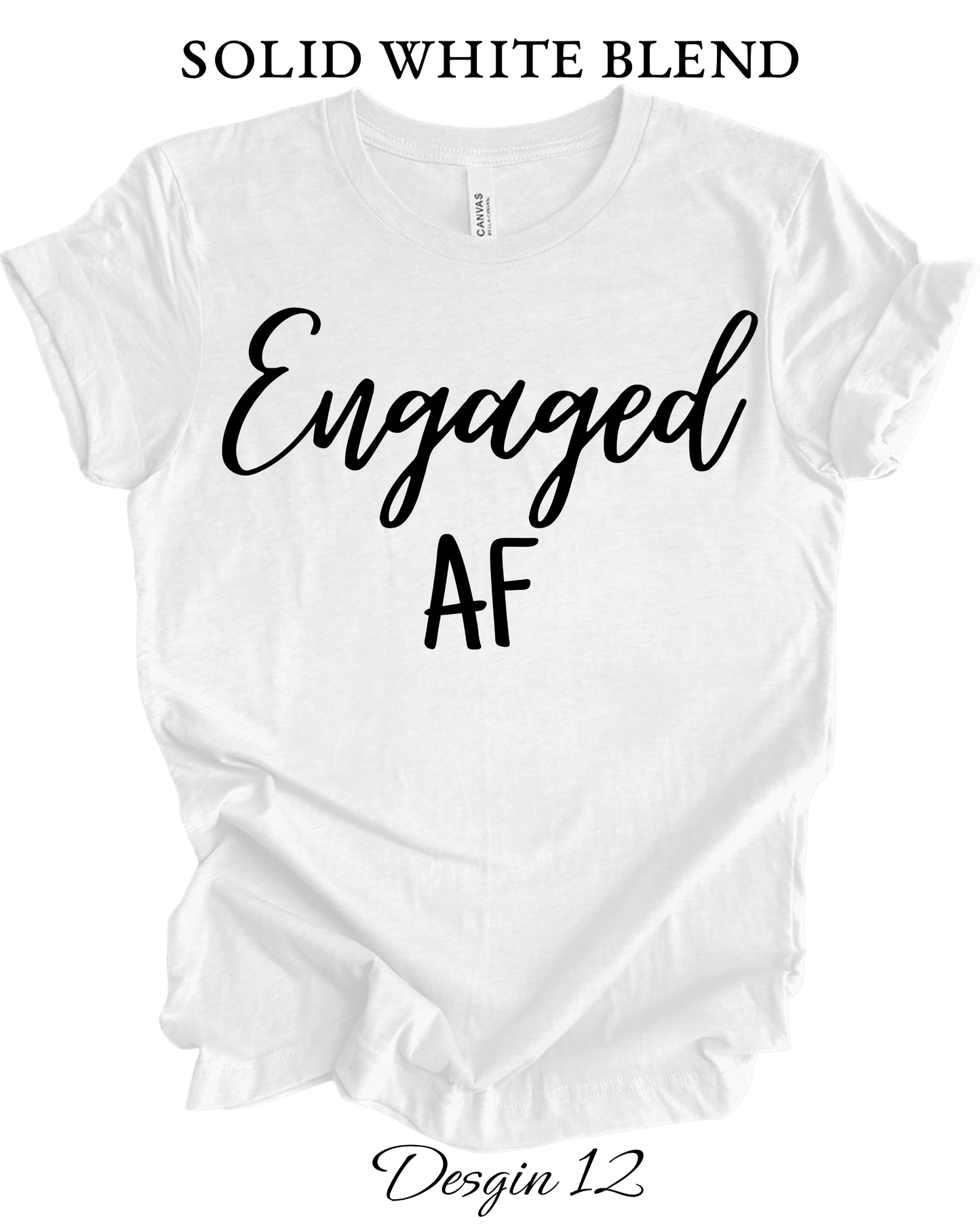 Custom Tee Unisex Crew Neck T-Shirts | Bride, Bachelorette, Brides Maid Group Wedding Shirts