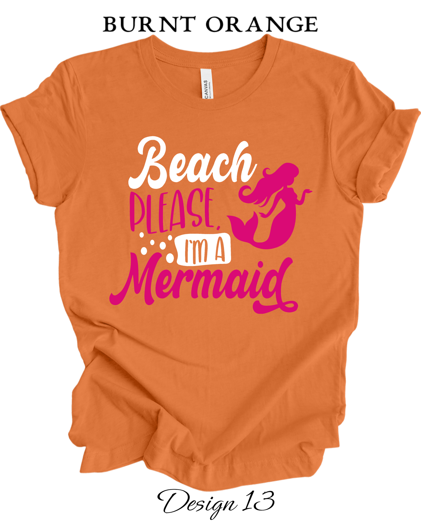 Custom Tee Unisex Crew Neck T-Shirts | Beach Inspired Tee