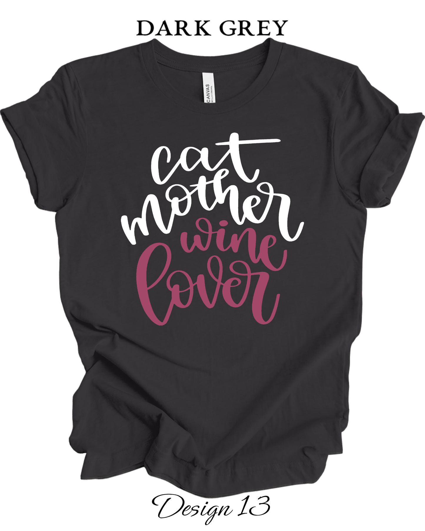 Custom Tee Unisex Crew Neck T-Shirts  | Cat Inspired Tee