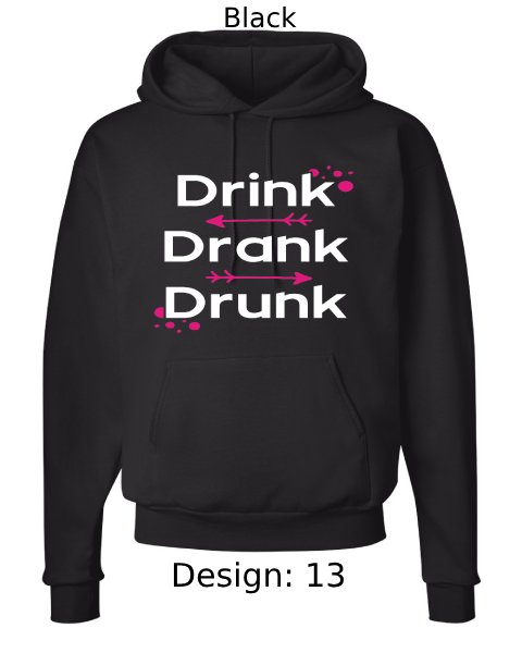 Unisex Funny Alcohol Hoodie Sweatshirt | Custom Hoodie