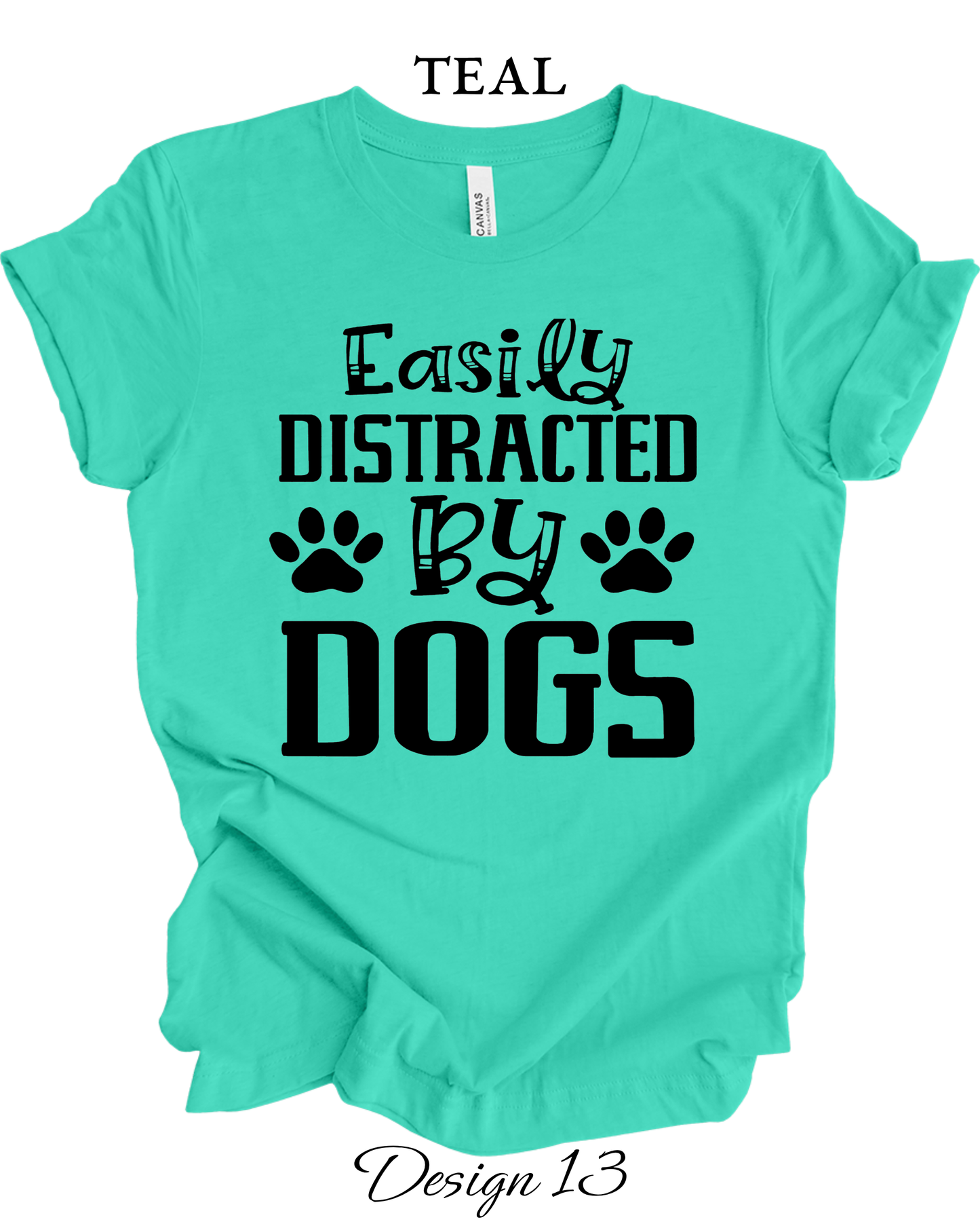 Custom Tee Unisex Crew Neck T-shirts | Dog Inspired Tee