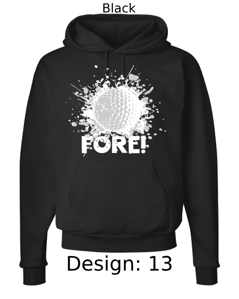 Unisex Golf Hoodie Sweatshirt | Custom Hoodie