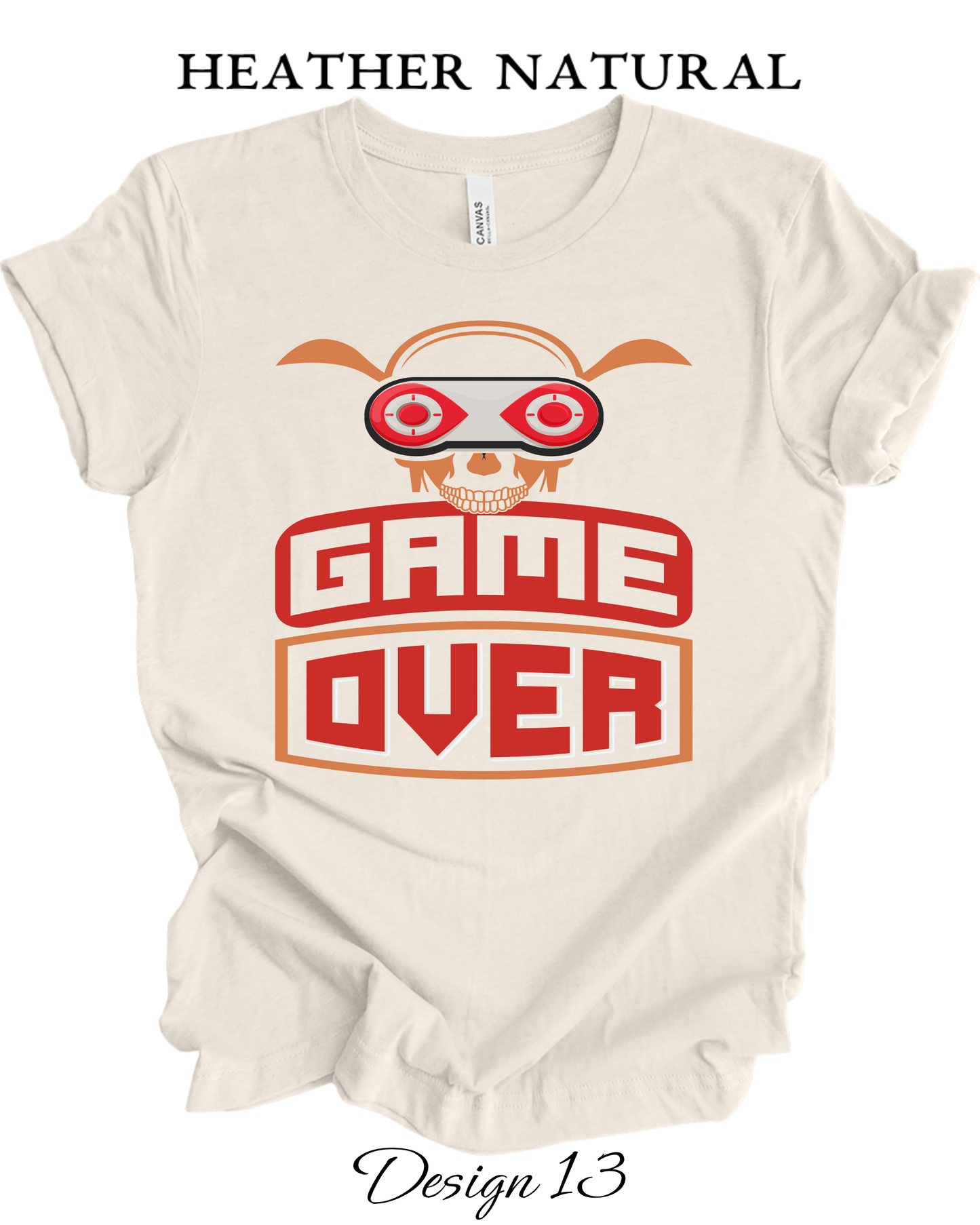Custom Tee Unisex Crew Neck T-shirts | Video Gaming Inspired Tee