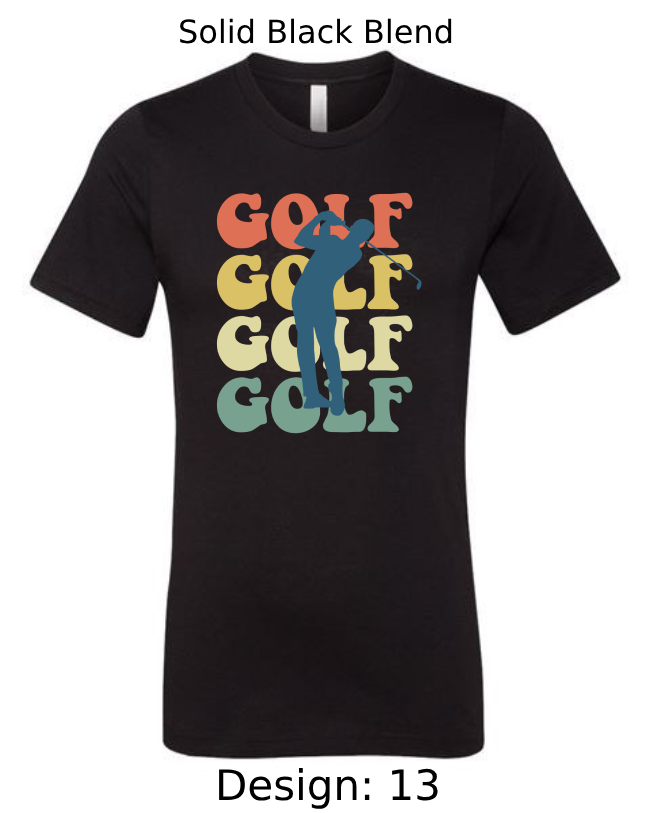 Shirts Men's Customized T-Shirts | Golf Themed Tee