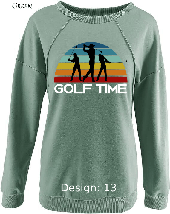 Sweatshirt Women's Golf Sweatshirt | Custom Sweatshirt