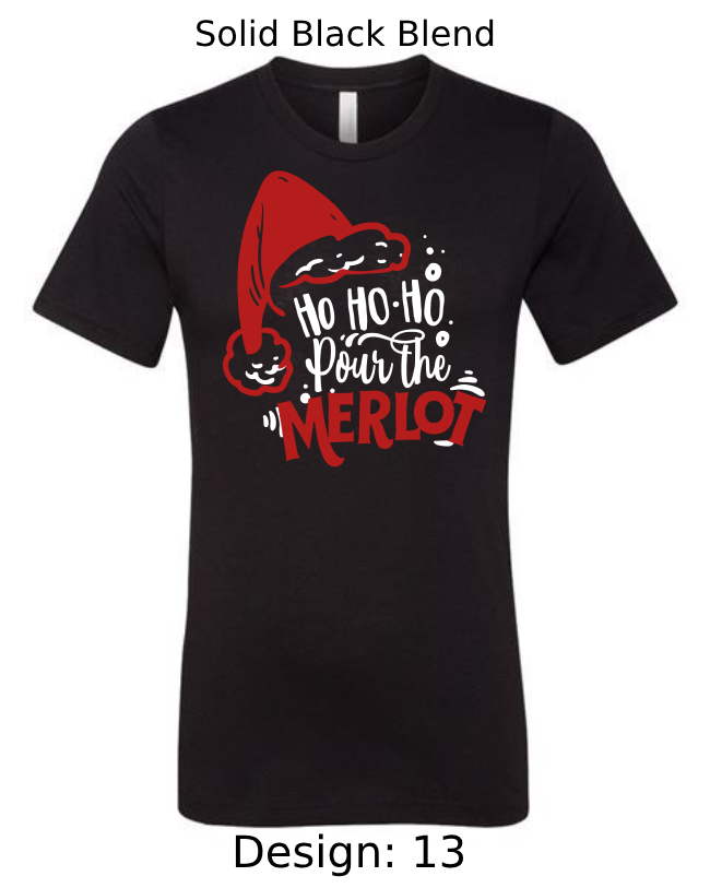 Shirts Men's Customized T-Shirts | Christmas Funny Drinking Themed Tee