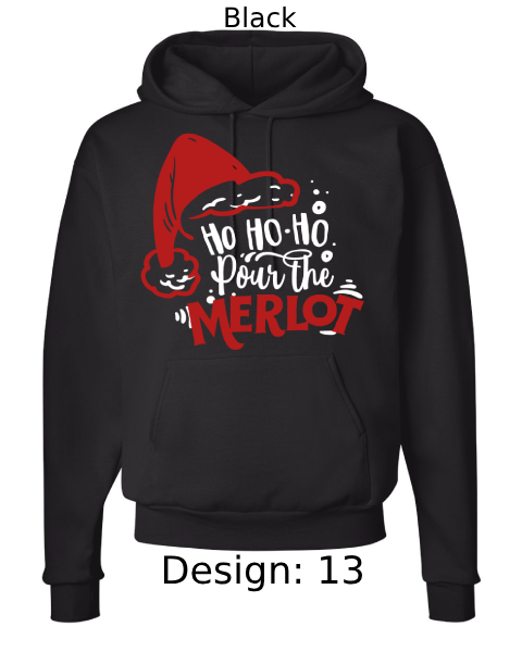 Unisex Christmas Funny Drinking Hoodie Sweatshirt | Custom Hoodie