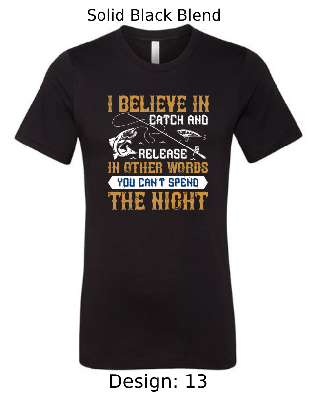 Shirts Men's Customized T-Shirts | Fishing Themed Tee