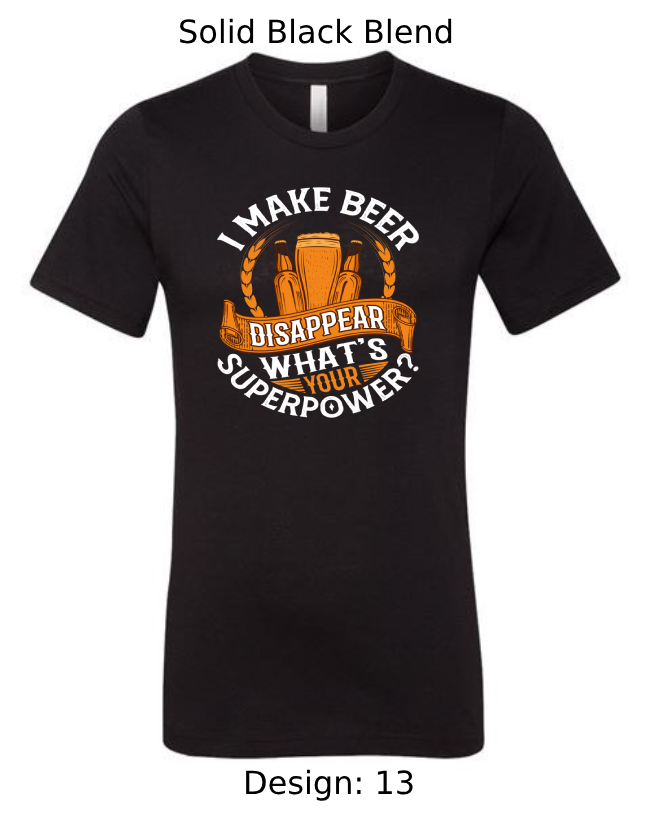 Shirts Men's Customized T-Shirts | Funny Beer Themed Tee