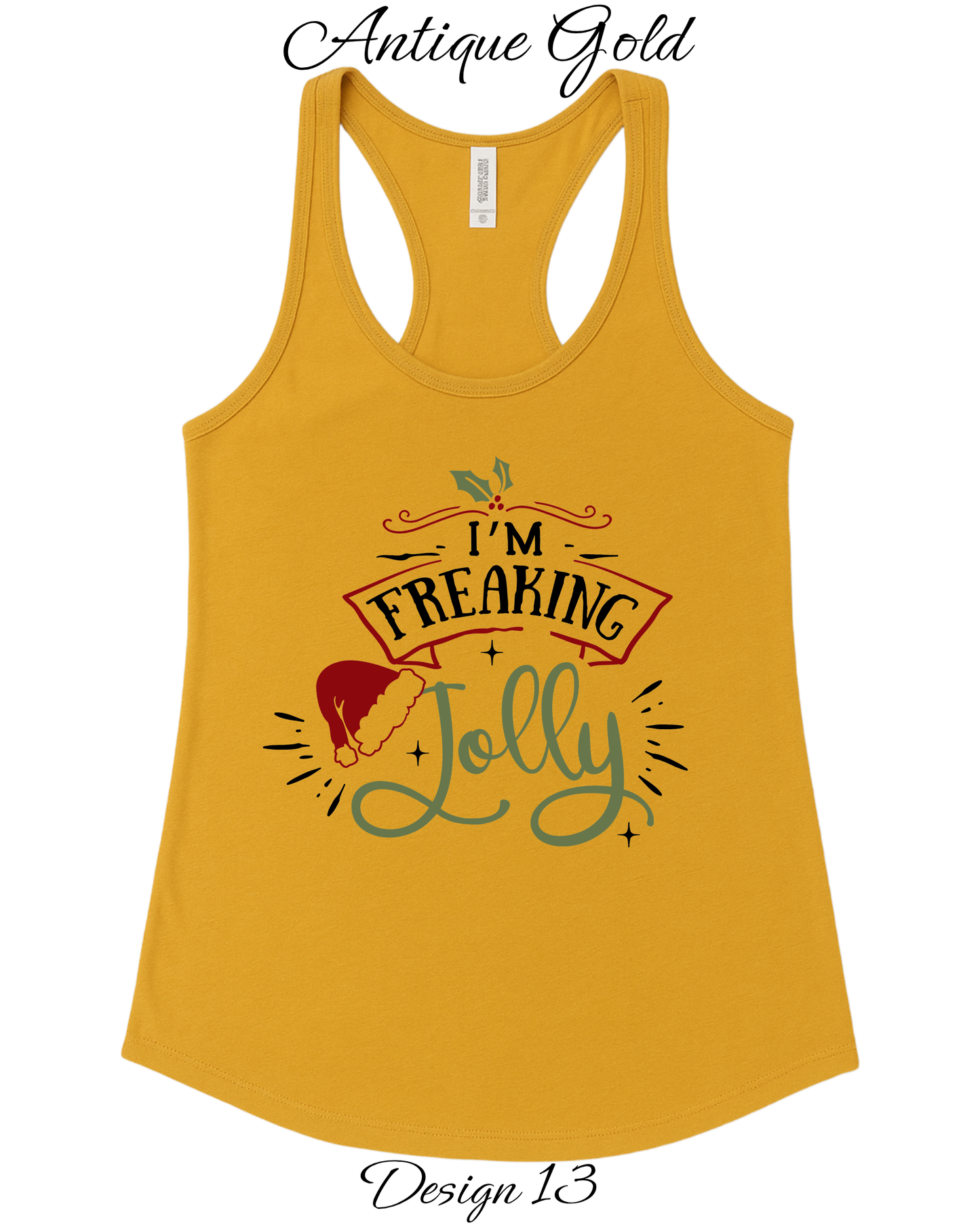 Custom Women's Tank Tops & Tees | Christmas Funny Inspired Tee