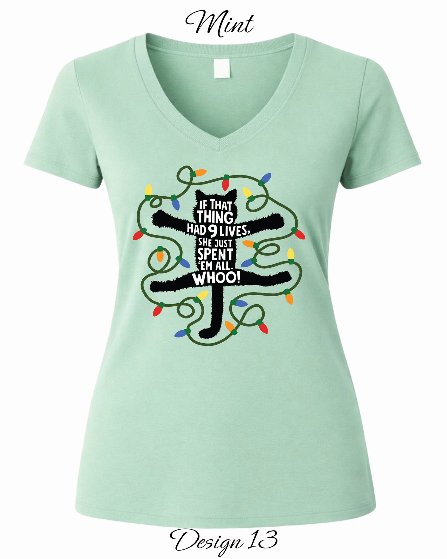 Custom Women's Tank Tops & Tees | Christmas Vacation Inspired Tee