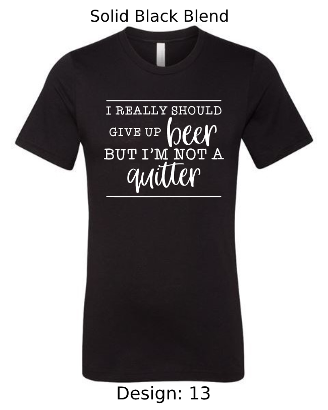 Shirts Men's Customized T-Shirts | Funny Alcohol Themed Tee