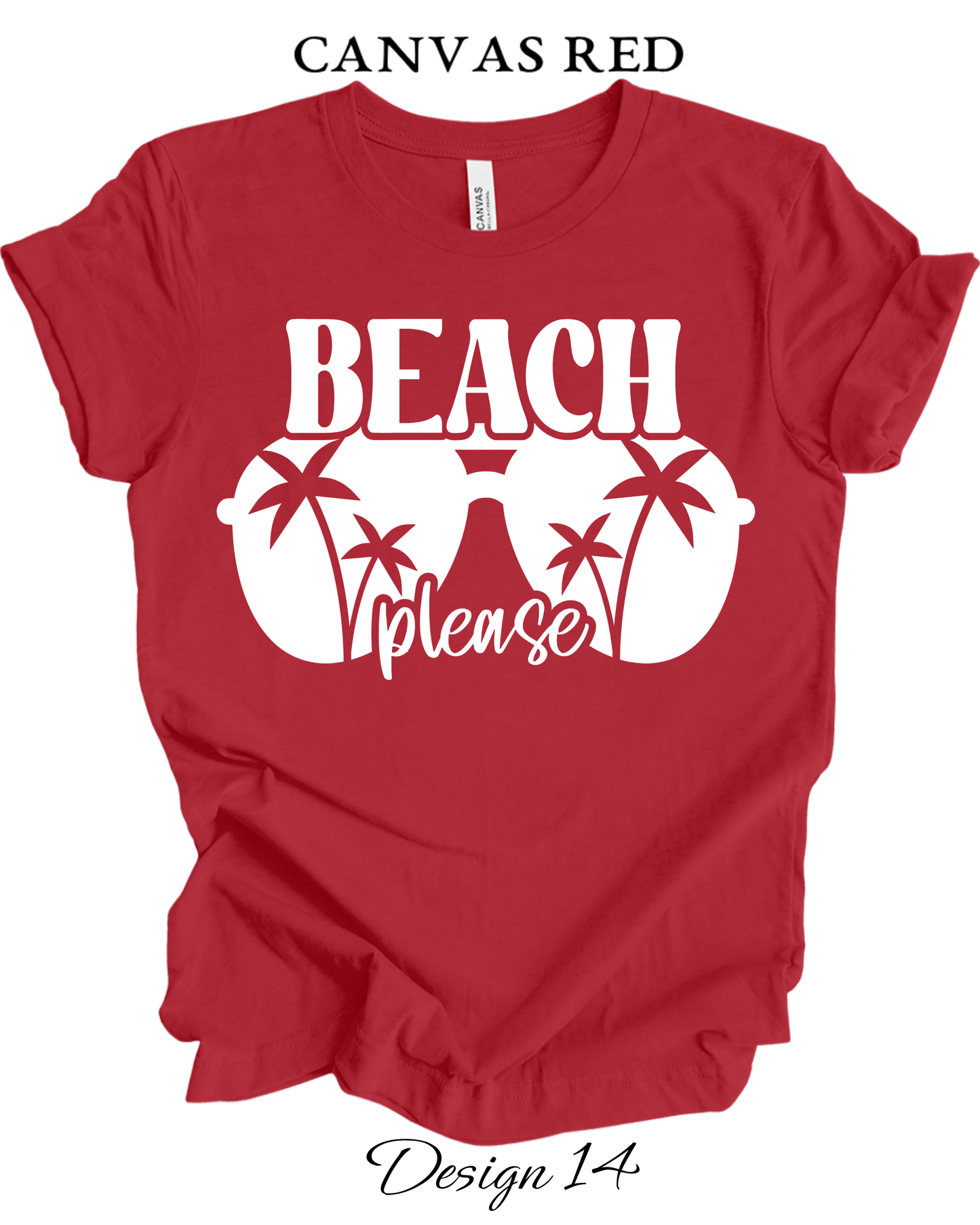Custom Tee Unisex Crew Neck T-Shirts | Beach Inspired Tee