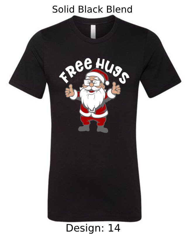 Shirts Men's Customized T-Shirts | Christmas Funny Santa Themed Tee