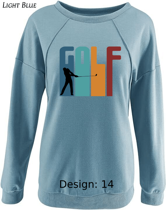 Sweatshirt Women's Golf Sweatshirt | Custom Sweatshirt