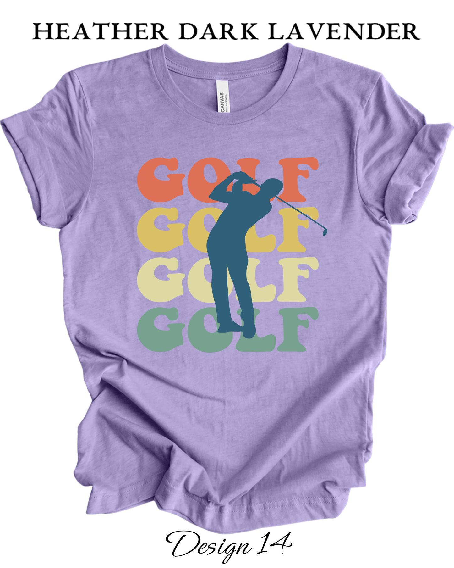 Custom Tee Unisex Crew Neck T-shirts | Golf Inspired Tees