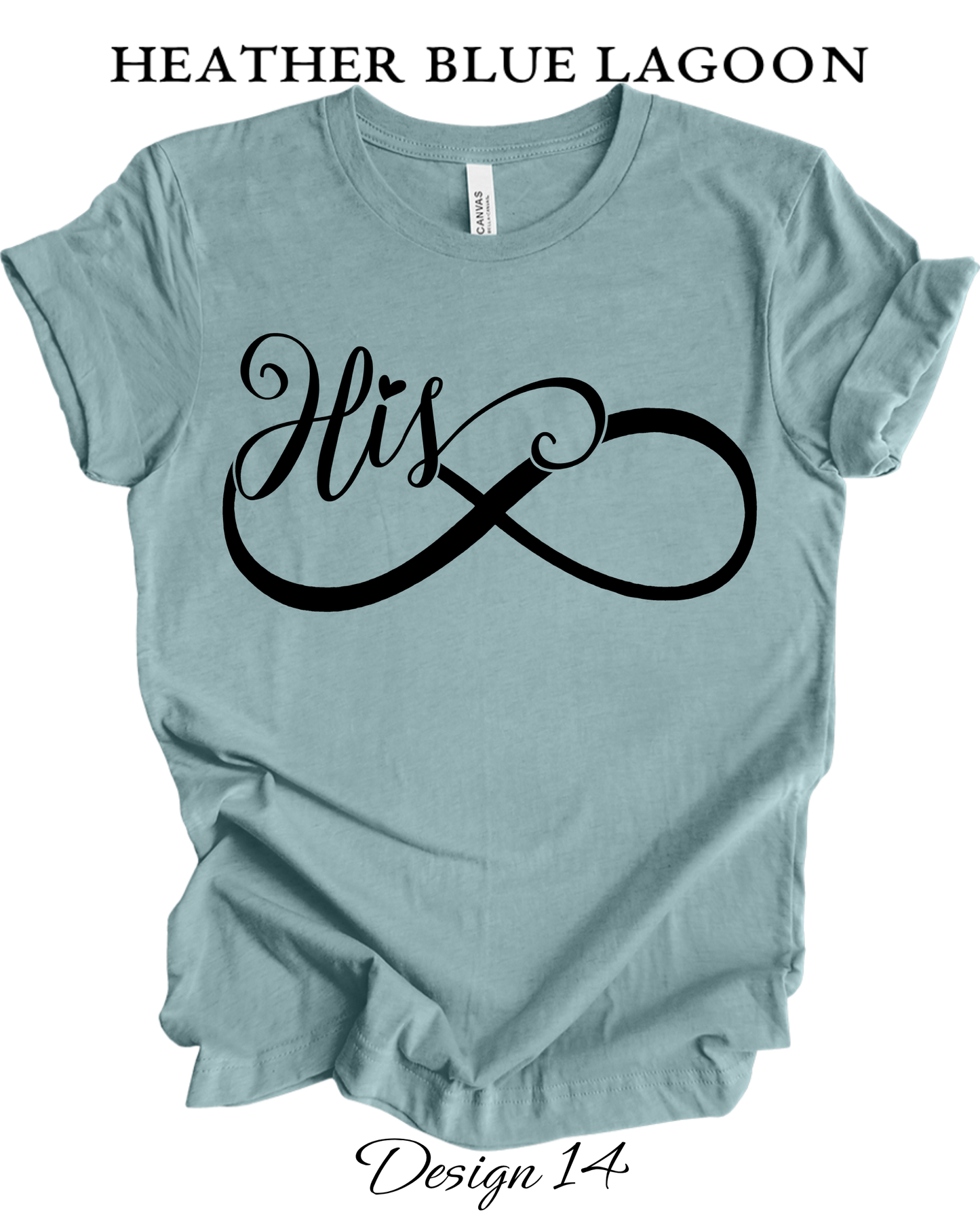 Custom Tee Unisex Crew Neck T-shirts | His & Hers Couples Matching Shirts