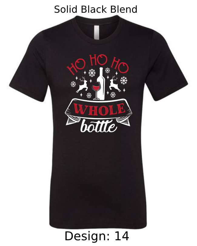 Shirts Men's Customized T-Shirts | Christmas Funny Drinking Themed Tee