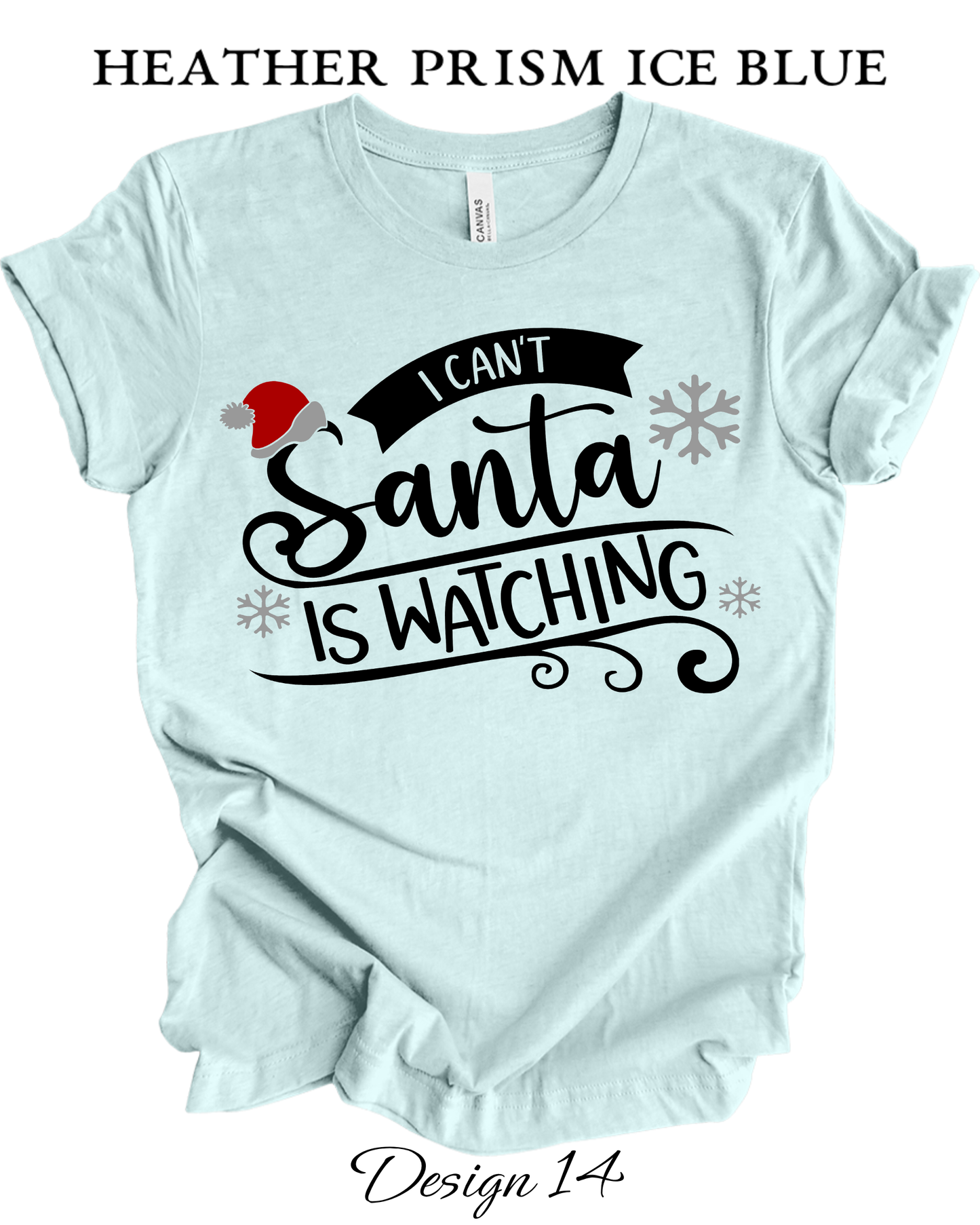 Custom Tee Unisex Crew Neck T-Shirts | Christmas Funny Santa Inspired Tee