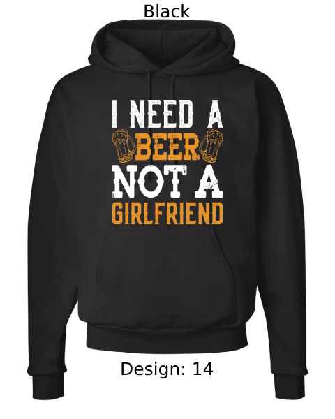 Unisex Funny Beer Hoodie Sweatshirt | Custom Hoodie
