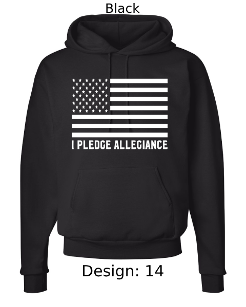 Unisex Patriotic Hoodie Sweatshirt | Custom Hoodie